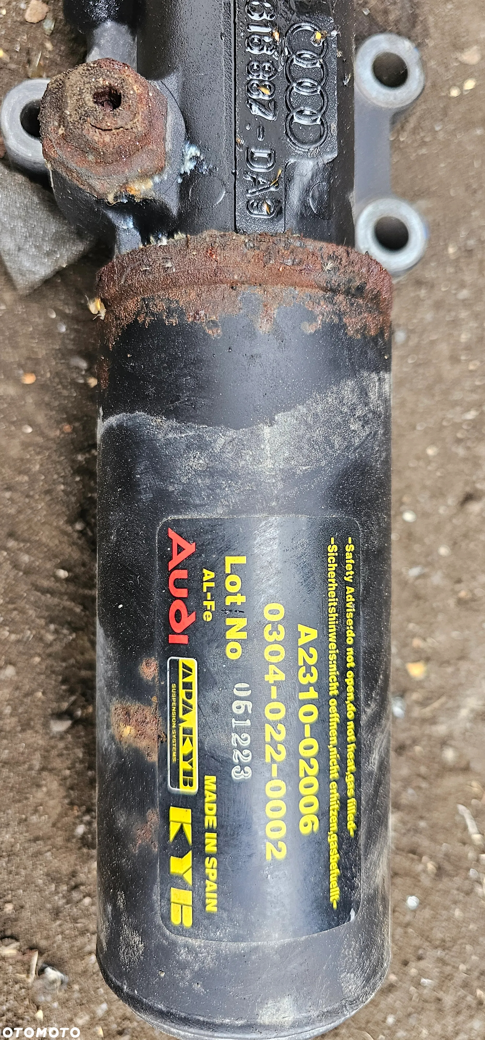 Zawieszenie aktywne adaptacyjne regulowane ADS amortyzator sprężyna przód tył komplet Audi RS4 B7 Kombi 8E0412020C 8E0412019C 8E0512019F 8E0512020F - 14