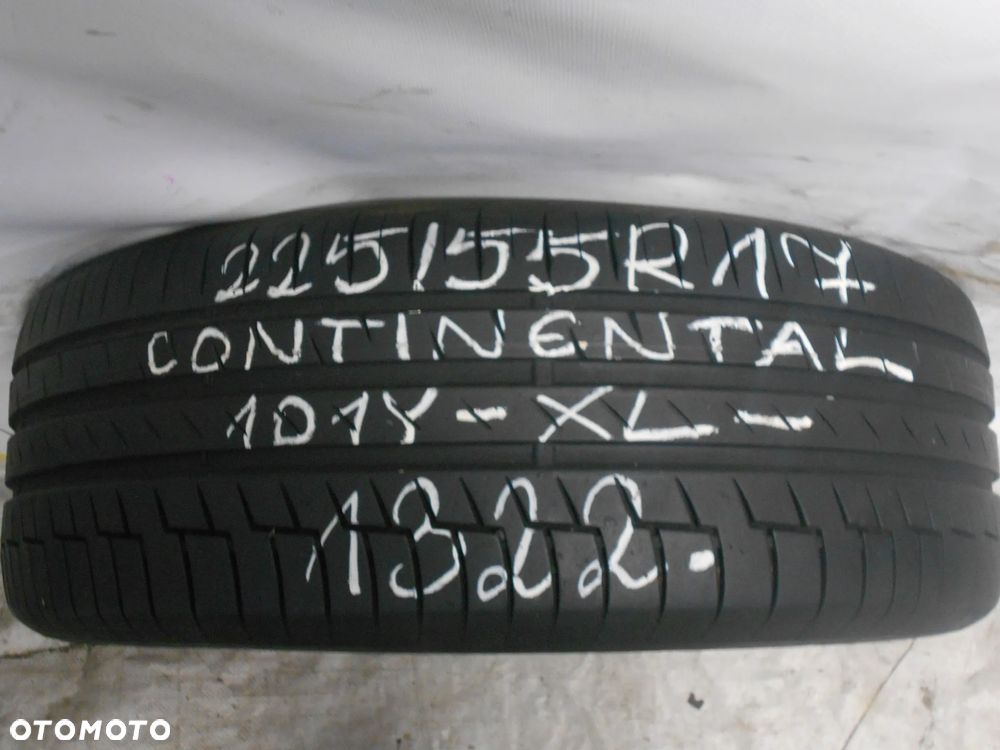 OPONA POJEDYNKA 225/55R17 CONTINENTAL PREMIUM CONTACT 6 XL DOT 1322 6.7MM - 1
