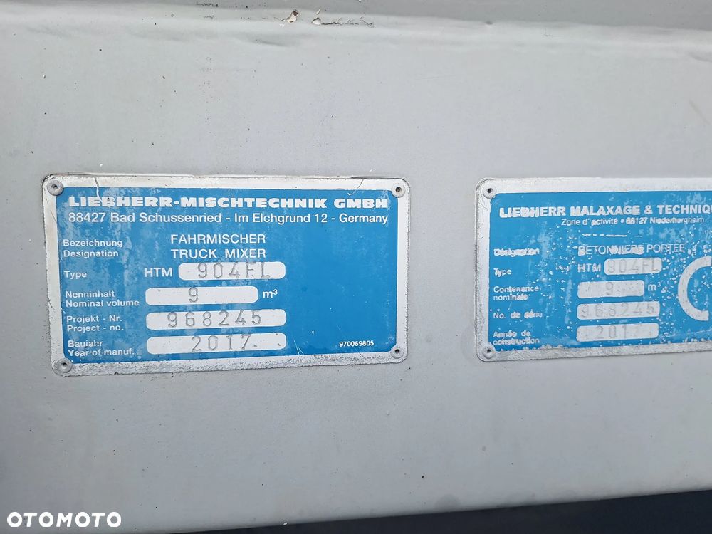 Volvo FMX410 Euro 6 / 8X4 / 2017 / LIEBHERR 9M3 Ładowność 20500 kg IMPORT FRANCJA - 7