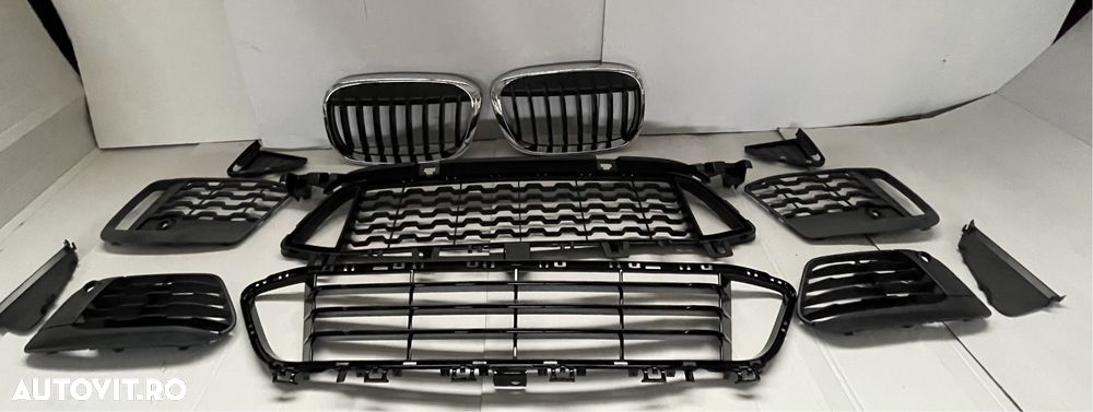 Grila grile BMW X1 F48 bara nara ornament - 1