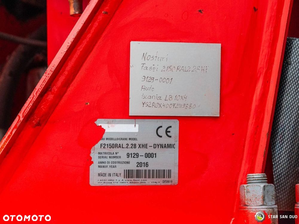 Scania R520 10x4 FASSI F2150RAL.2.28 HDS Żuraw Wciągarka - 21