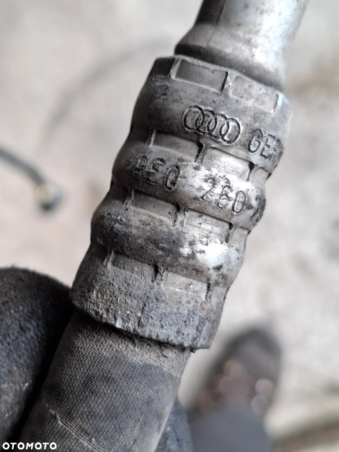 PRZEWOD RURA WAZ KLIMATYZACJI AUDI A4 B6 B7 1.9TDI 8E0260701BD SLASK WYSYLKA - 2