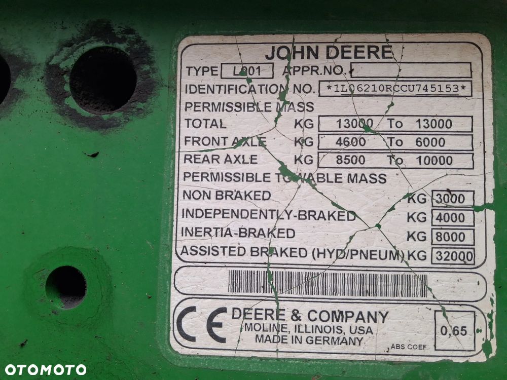 John Deere 6210 R - 16