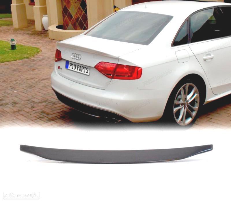 AILERON SPOILER TRASEIRO AUDI A4 B8 07-15 LOOK S4 - 2