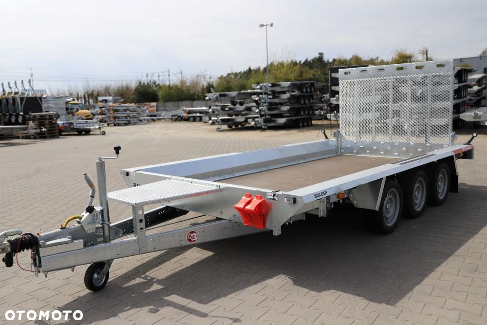 TEMARED /MARTZ BUILDER 3 4018/3 S 3,5T ,Koła 195R13C 400x180x30 do przewozu sprzętu budowlanego, TRAP, DMC 3500kg, 3 osie, - 12