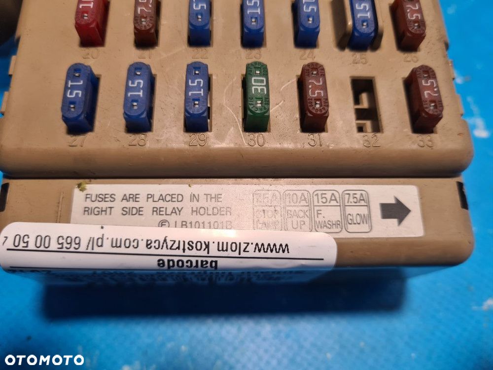 SKRZYNKA BEZPIECZNIKÓW 2.0D SUBARU IMPREZA III GH - 3