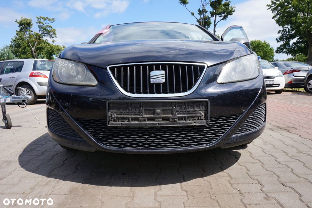 MASKA ZDERZAK BŁOTNIKI LAMPY IBIZA IV 6J LC9Z  SEAT 2008-2012 CZARNY PRZÓD KOMPLETNY - 9
