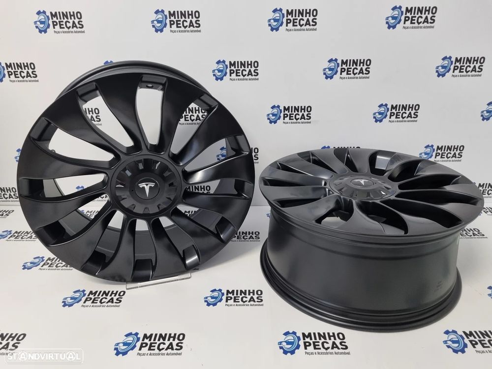 Jantes Look Tesla Model Y em 20 Matte Black (5x114.3) - 4