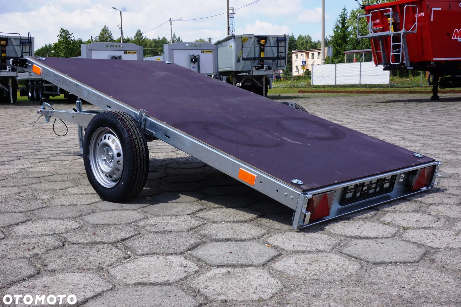Zaslaw 1 oś, przyczepa prawko B, 750 kg DMC  MOCNA I SOLDNA - 22