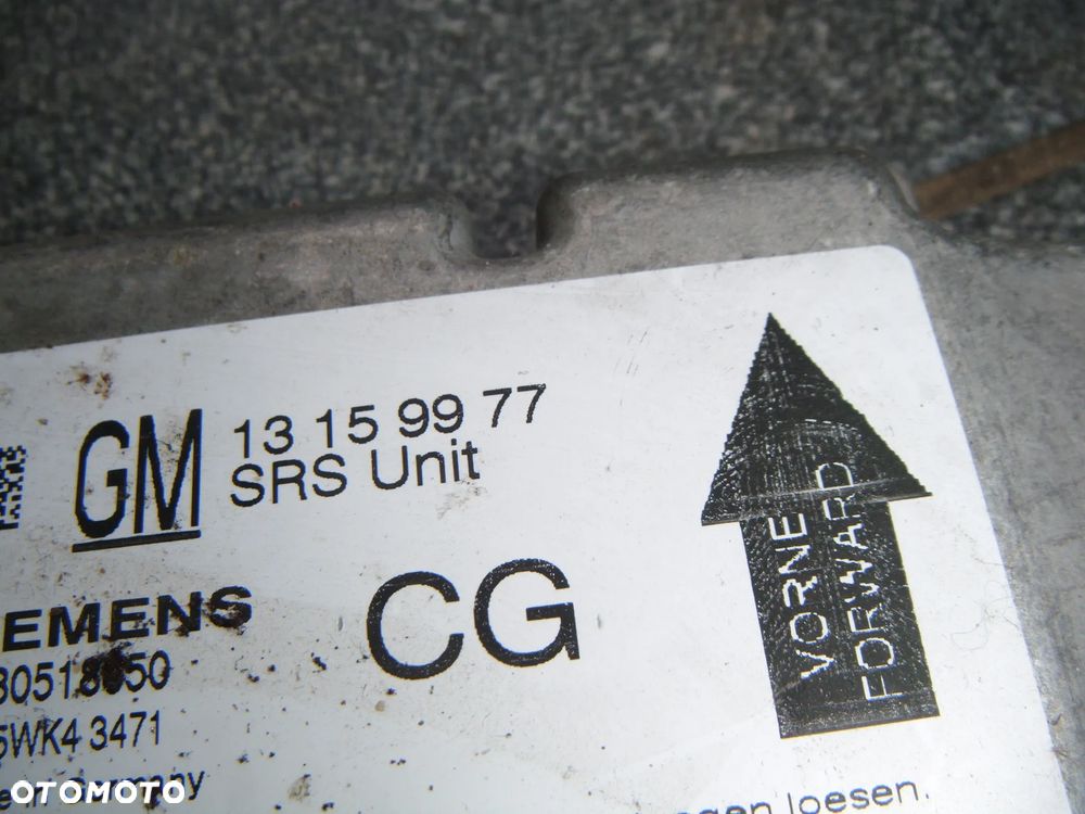 opel signum  vectra c sensor airbag  13159977 - 2
