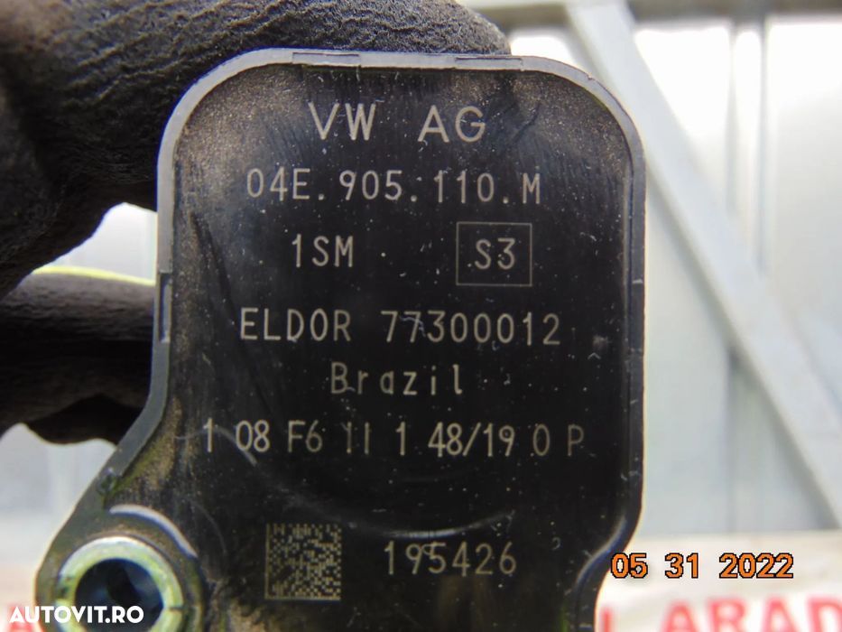 Bobina inductie VW Polo 1.0 tsi Golf 7 touran caddy passat b8 seat leo - 2