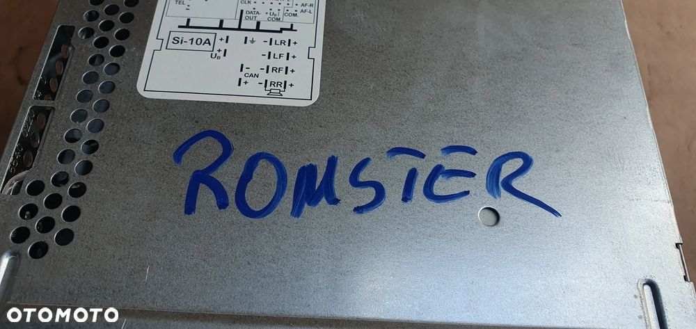 Radio radioodtwarzacz oryginał Skoda Roomster I Lift 5J0035152A - 9