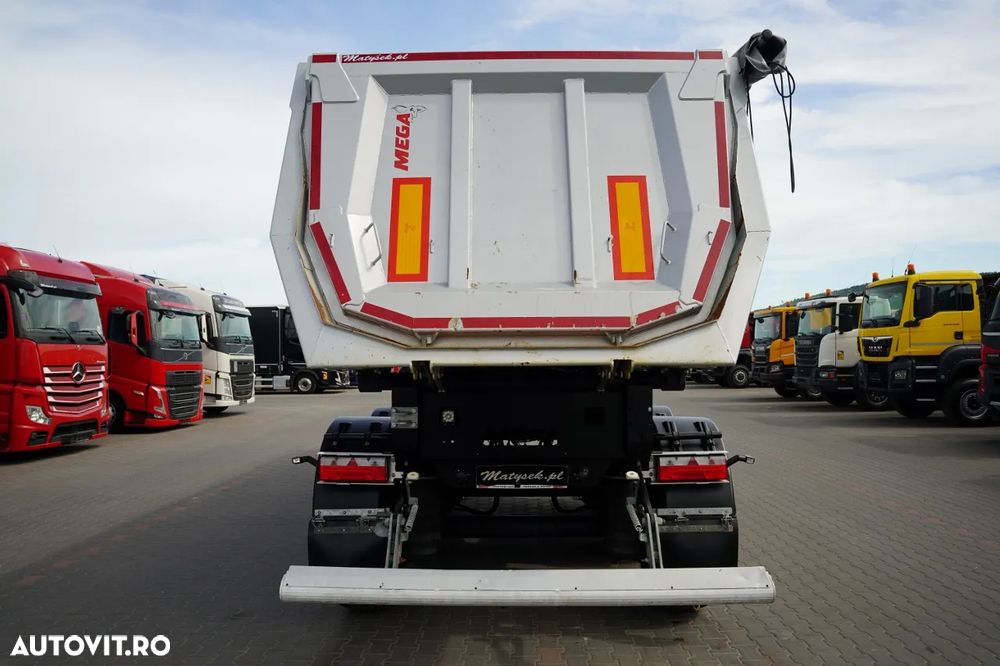 Mega BASCULATOR / 26 m3 / OȚEL / STANDARD / AXĂ RIDICATĂ / SAF NOU - 14