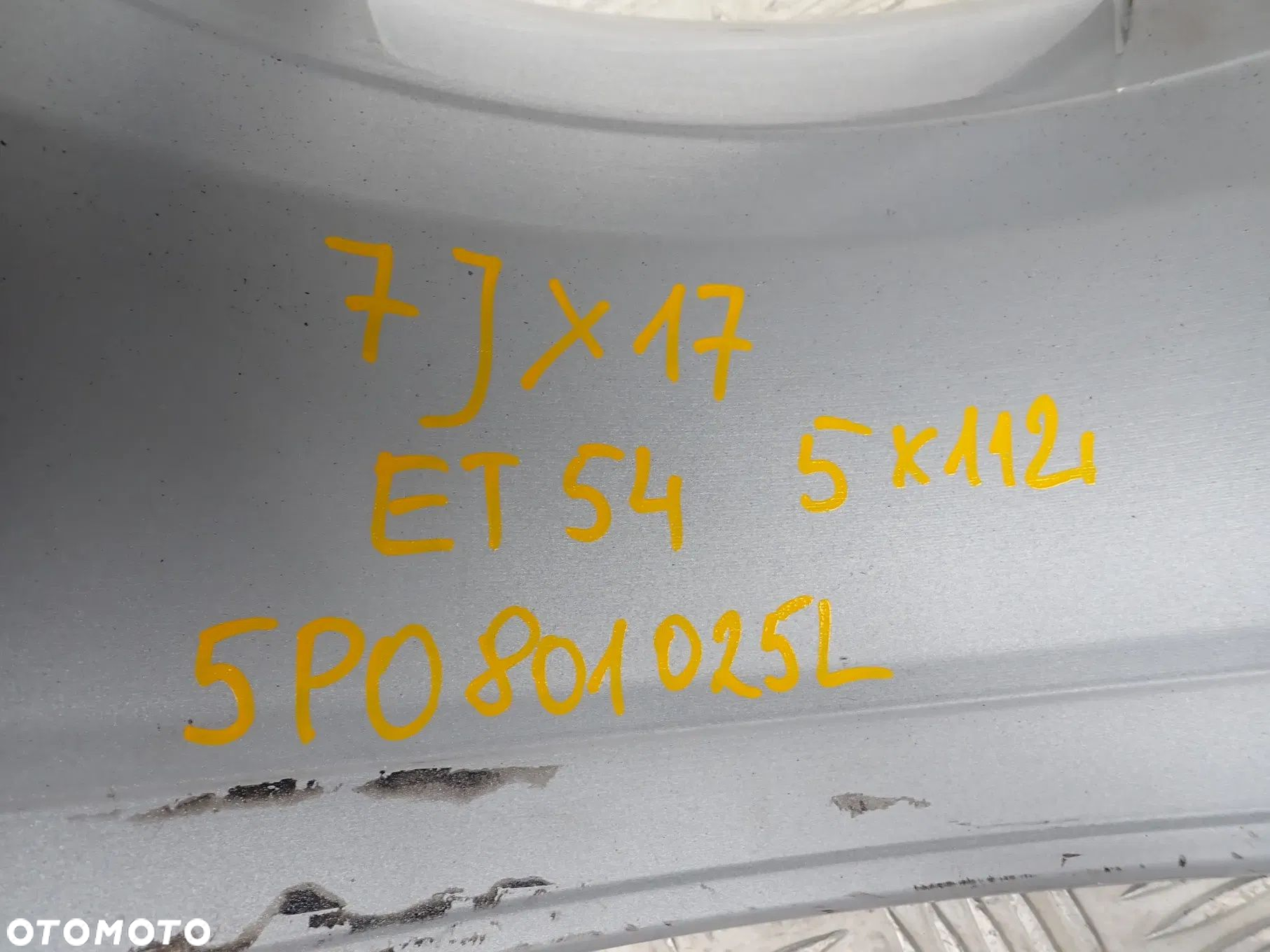 FELGI ALUMINIOWE SEAT LEON II ALHAMBRA ALTEA 7JX17 ET54 5P0801025L - 8