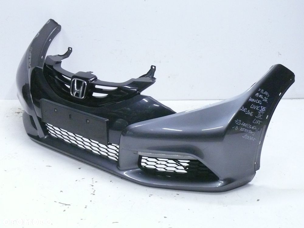 ZDERZAK PRZEDNI HONDA CIVIC IX  9 2012 2016 LIFT GRILL HALOGENY KRATKI - 2
