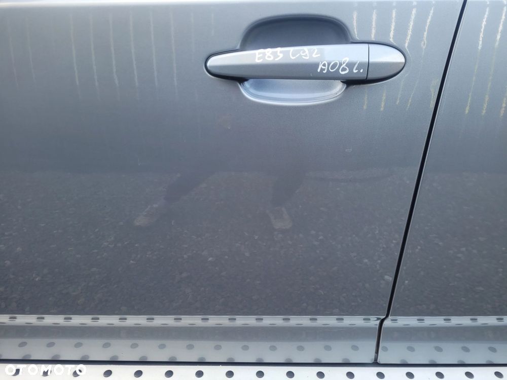 DRZWI LEWY PRZÓD PRZEDNIE BMW E83 A08 SILBERGRAU ORYGINALNY LAKIER C92 - 5