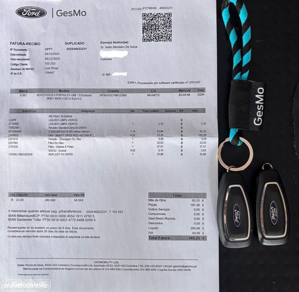Ford Focus 1.0 EcoBoost MHEV ST-Line - 16