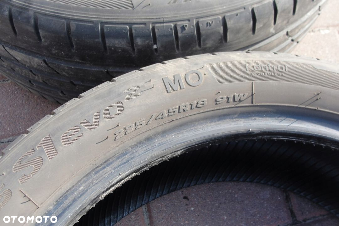 OPONY 2 SZT HANKOOK VENTUS S1 EVO2 225/45/18 5mm - 4