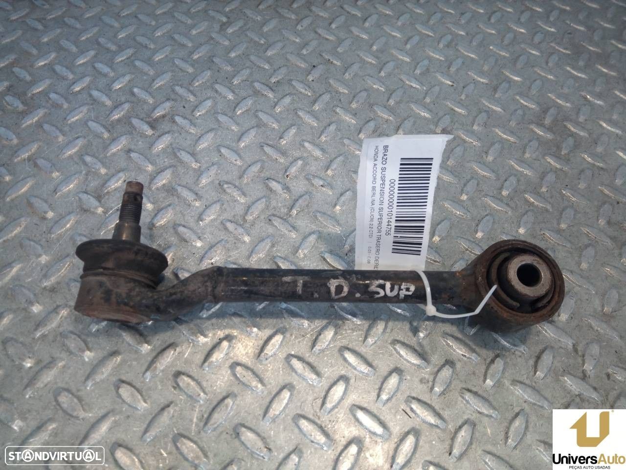 BRAÇO SUSPENSÃO SUPERIOR TRASEIRO DIREITO HONDA ACCORD VII 2.2 I-CTDI (CN1) 140C... - 1