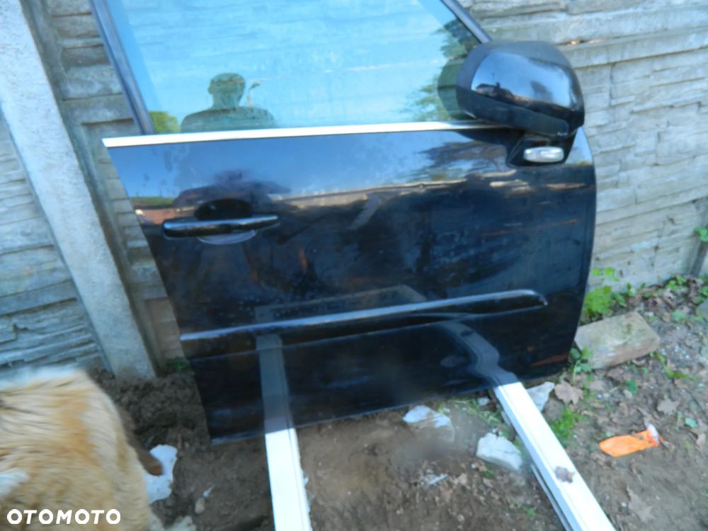 Citroen C4 Grand Picasso Drzwi Przednie Przód Prawe Czarne Kompletne - 2