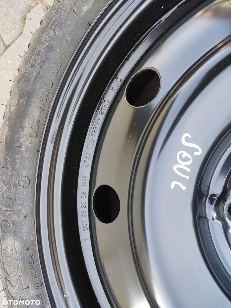 KOŁO DOJAZDOWE ZAPASOWE DOJAZDÓWKA 16 KIA SOUL I 2008-2011 - 5