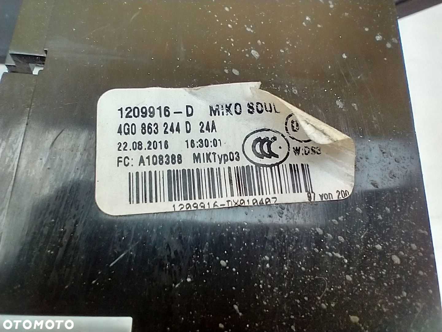 AUDI A6 C7 4G TUNEL ŚRODKOWY PODŁOKIETNIK 4G0863244D PANEL NAWIEWU TYŁ - 14