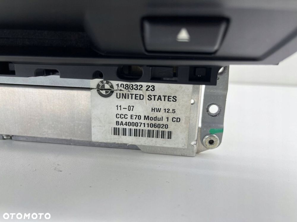 BMW X5 E70 RADIO CZYTNIK NAWIGACJA 9170732 - 4