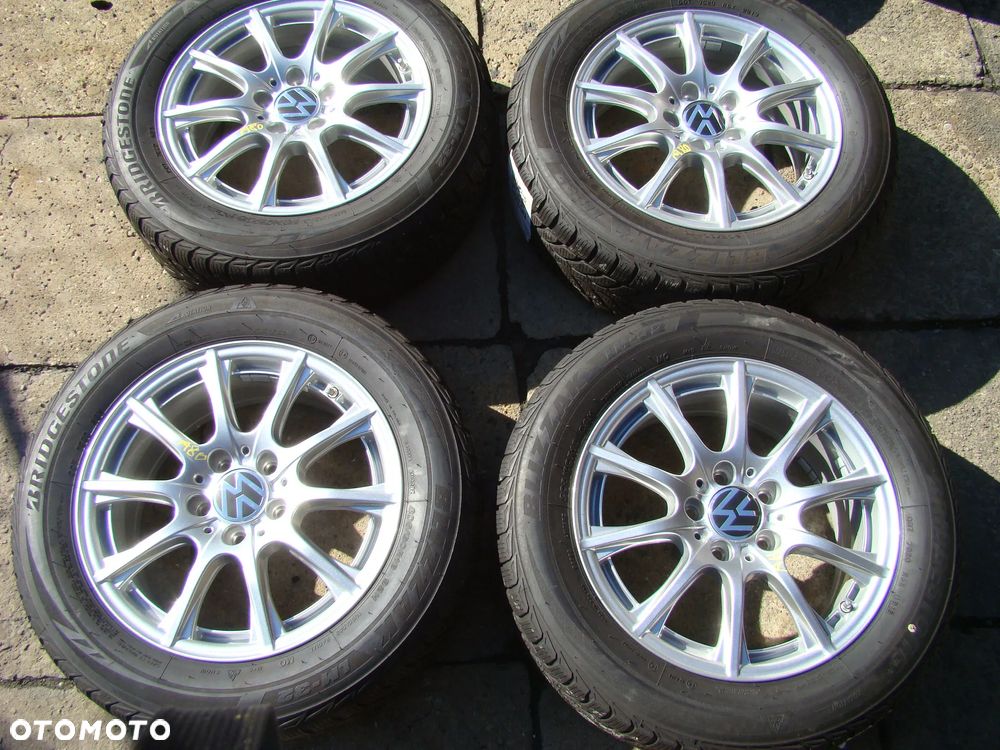 a80 5x112 VW Transporter Multivan Caravelle T4 Caddy Sharan 6,5jx16 opony zima 205/60 - 1