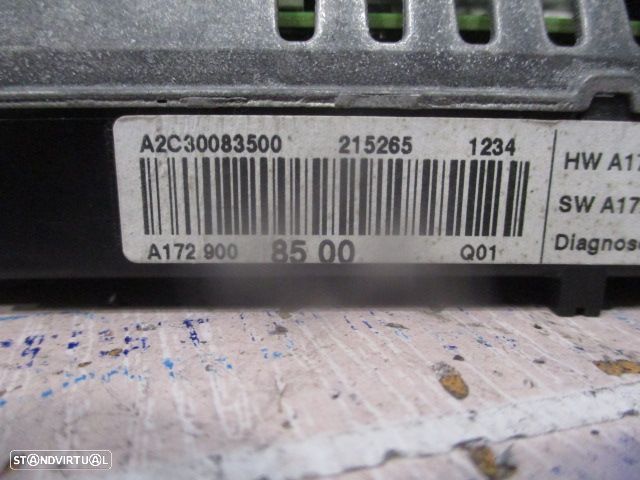 Display Relogio A2C30083500 A1729008500 A1729016500 A1729020201 MERCEDES C S204 W204 FASE 2  2012 200CDI 136CV 5P PRETO DANIFICADO - 8