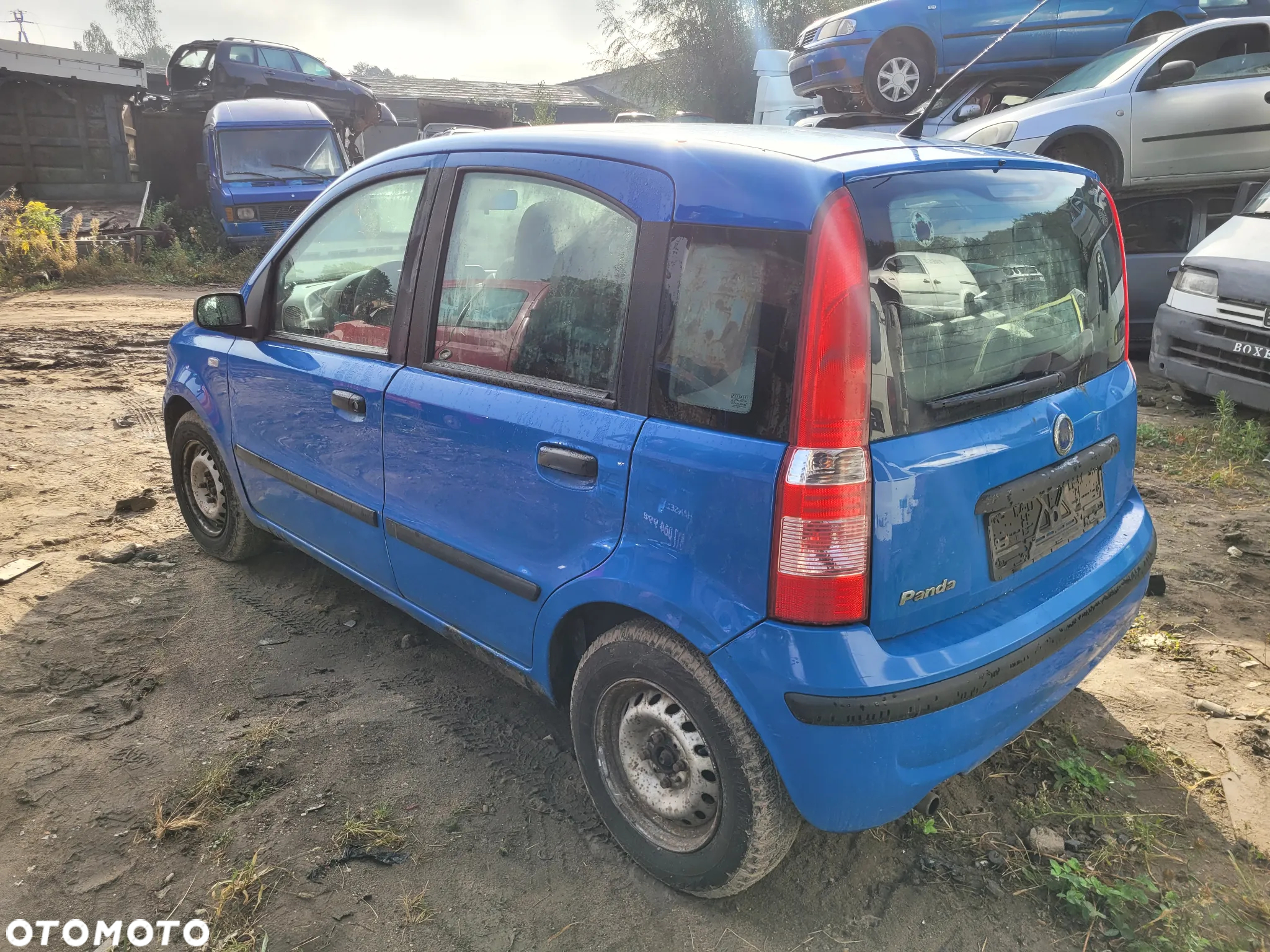 FIAT PANDA II 734/A maska pokrywa silnika klapa bagażnika zderzak lampa reflektor pas przedni stop lampy halogeny - 4