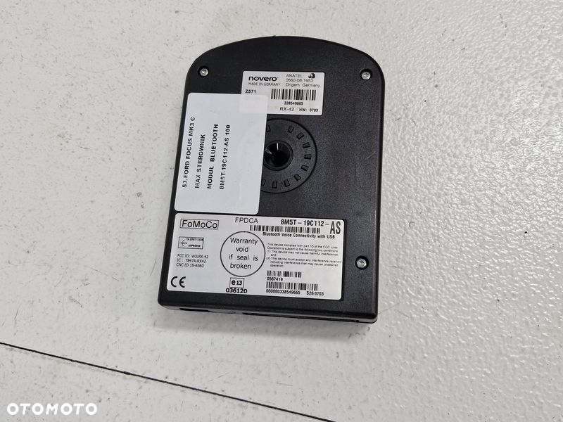 FORD FOCUS III MK3 C-MAX II MK2 STEROWNIK MODUŁ BLUETOOTH 8M5T-19C112-AS - 2