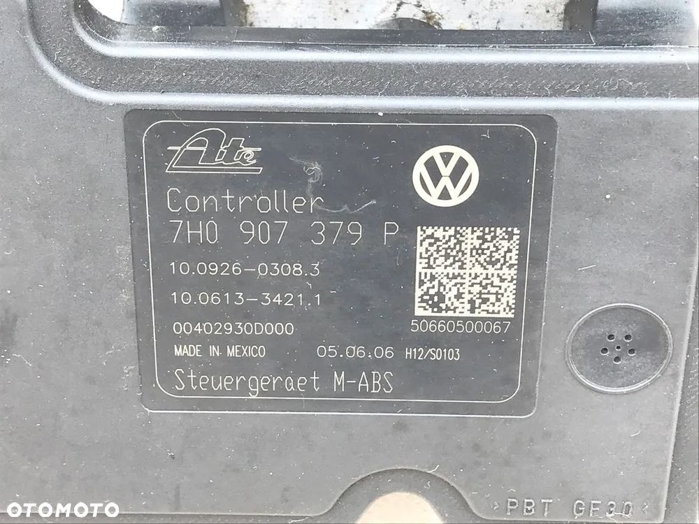 MONTAŻ POMPA ABS STEROWNIK MODUŁ VW T5 CARAVELLE DOKA MULTIVAN TRANSPORTER 7H0614117 7H0907379P POMORSKIE - 3