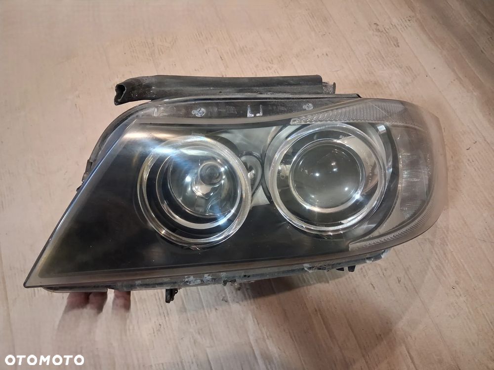 Lampa przód BMW E90 E91 prawa lewa XENON RING OE - 7