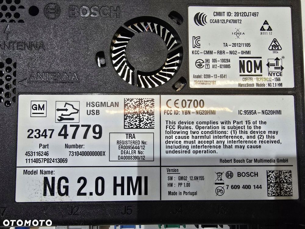 sterownik moduł nawigacji navi radia insignia a 13r lift eur 23474779 - 4