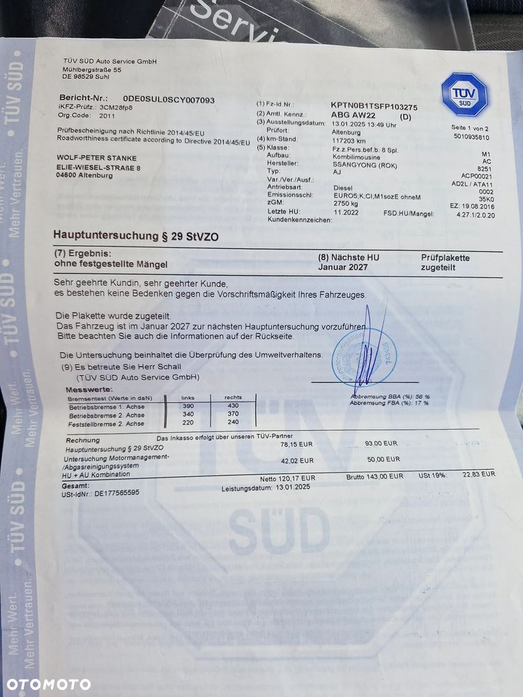 SsangYong/KGM Rodius 200 e-XDi Crystal Plus - 24