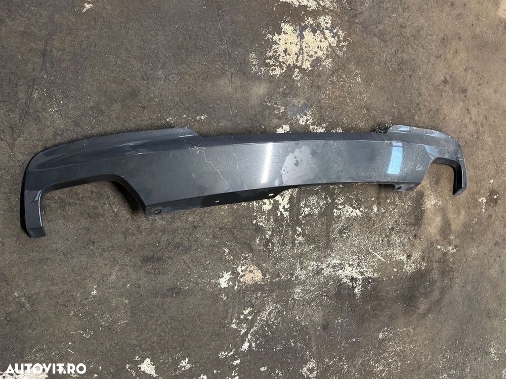 Difuzor bară spate M bmw seria 5 550i sau 550dx cu evacuare dreptunghiulară pachet M original look 550