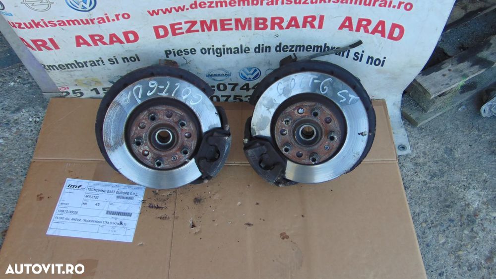 Etrier fata VW Golf 6 Golf 6 plus etrieri fata stanga dreapta TOuran Skoda Octavia Audi A3 Seat leo - 1