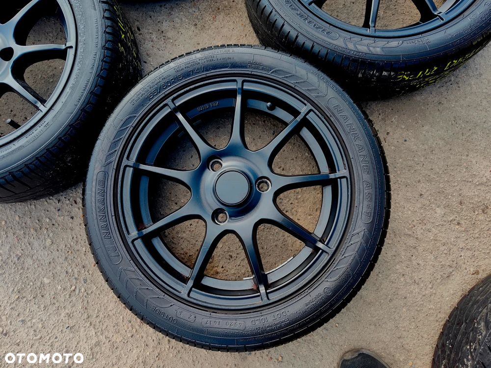 3x112 Felgi Alumniowe Alufelgi 15 Koła Letnie Lato SMART Fortwo I W450 1 II W451 2 Legnica ALU-RAD 5,5mm Czarne 155/60 175/55 - 5