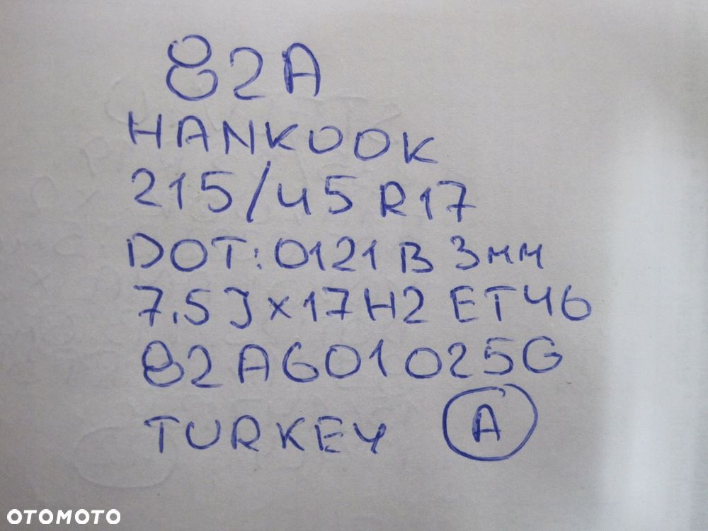 Koła felgi opony AUDI A1 82A R17 21R - 11