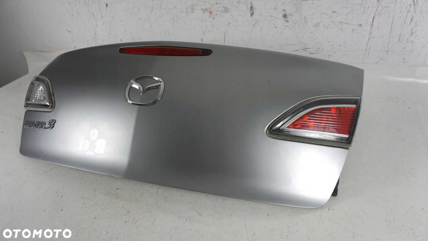 KLAPA TYŁ TYLNA TYLNIA MAZDA 3 II BL III 09-13 SEDAN 4D 2009-2013 SZARA - 7