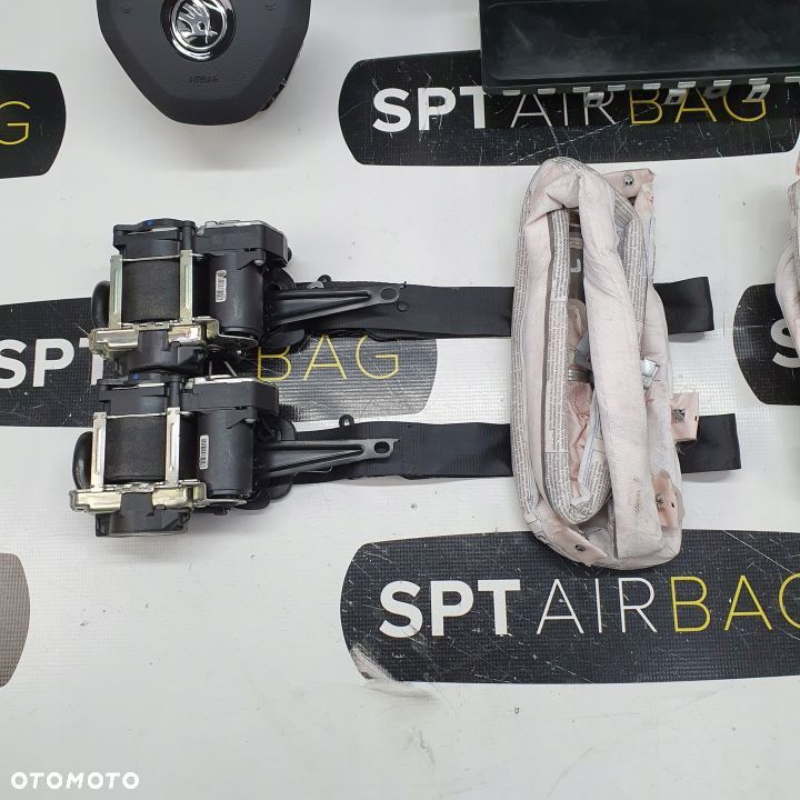 SKODA SUPERB III 3 DESKA ROZDZIELCZA KONSOLA KOKPIT PULPIT PODUSZKI AIRBAG AIR BAG PASY KURTYNY KIT SET - 12