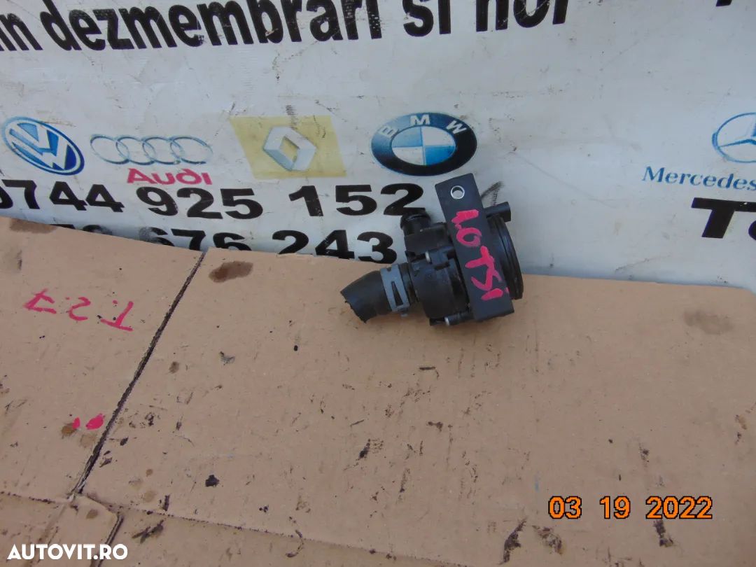Pompa apa auxiliara VW 1.0tsi 1.4tsi 1.2tsi golf 7 polo caddy passat seat leon ibiza skoda fabia oc - 1