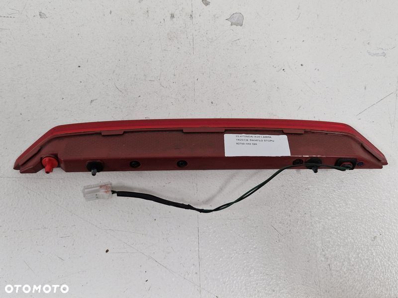 HYUNDAI IX20 LAMPA TRZECIE ŚWIATŁO STOPU 92700-1K0 - 6