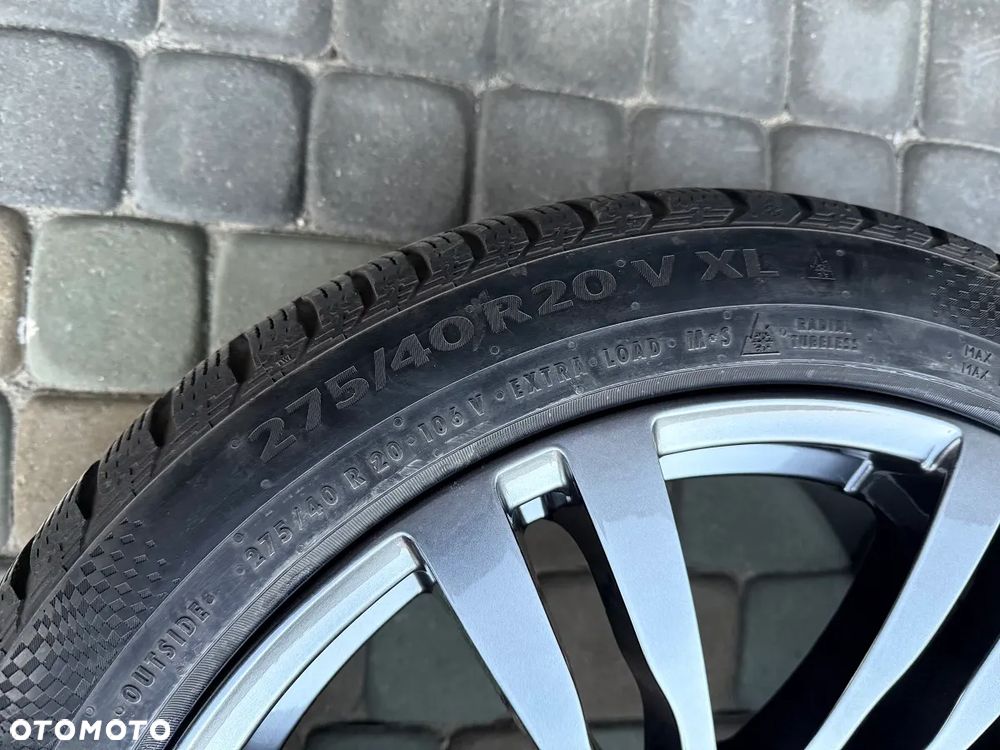 Koła felgi i opony zimowe 20" BMW X5 X6 315/35 275/40 20x9.5 ET38 - 8