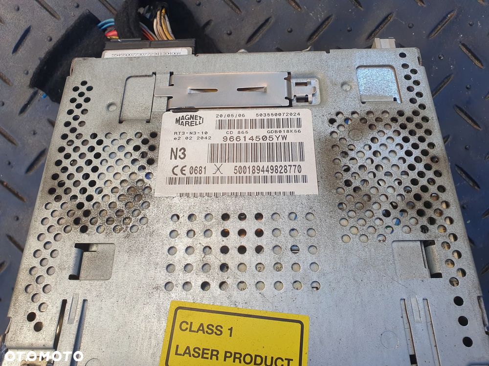 RADIO NAWIGACJA GPS PEUGEOT 407 (2004-2008) 96614505YW  96573322YW   + PANEL KLIMATYZACJI - 3