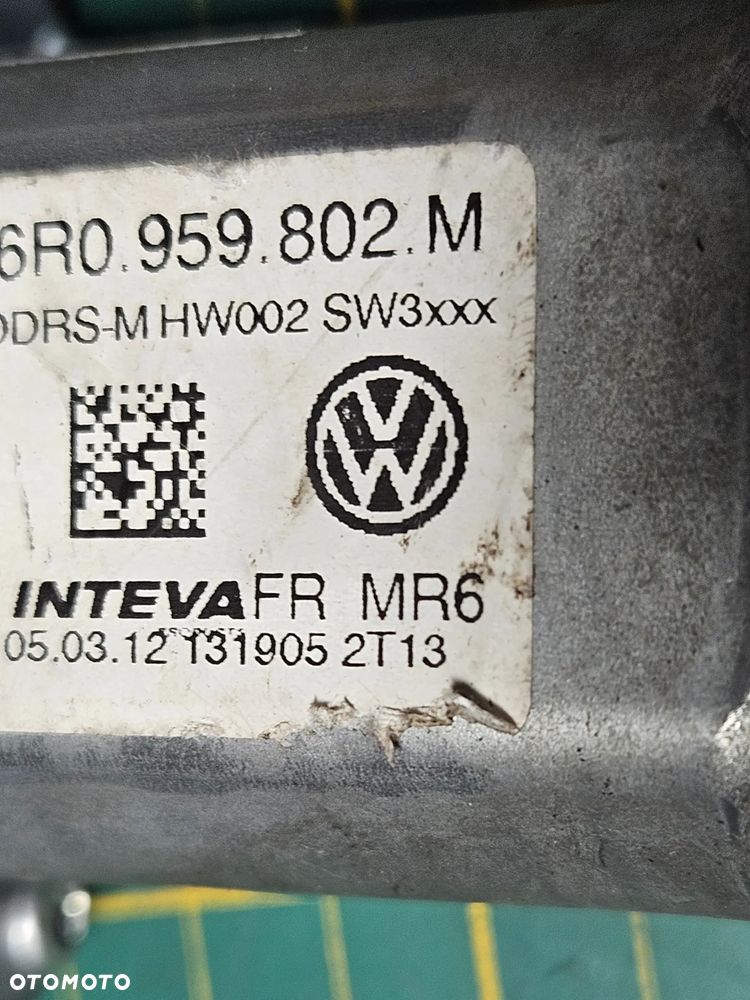 Seat Ibiza 6J IV 4 VW Polo 6R silniczek sterownik szyby przód przedniej prawy 6R0959802M  6R0959802Q - 4