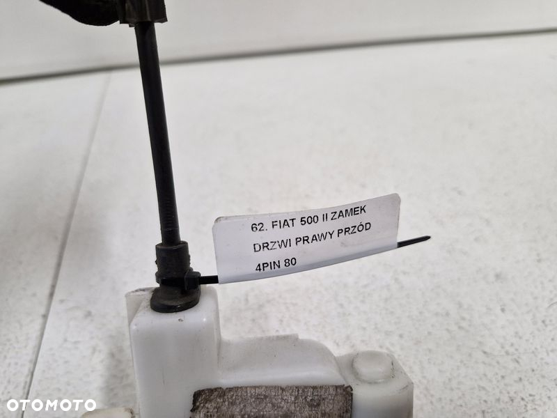 FIAT 500 1 I ZAMEK DRZWI PRAWY PRZÓD PRZEDNI 4 PIN EU 51785918 - 3