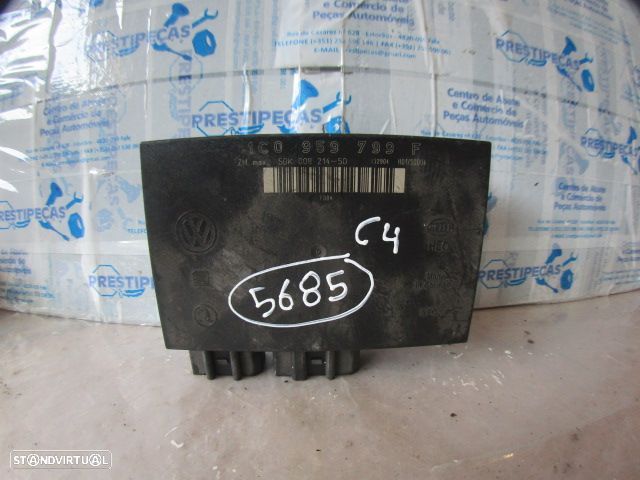 Modulo 1C0959799F 5DK00821450 SEAT LEON 2004 1.9TDI 150CV 5P PRETO Módulo Conforto/Conveniência - 1