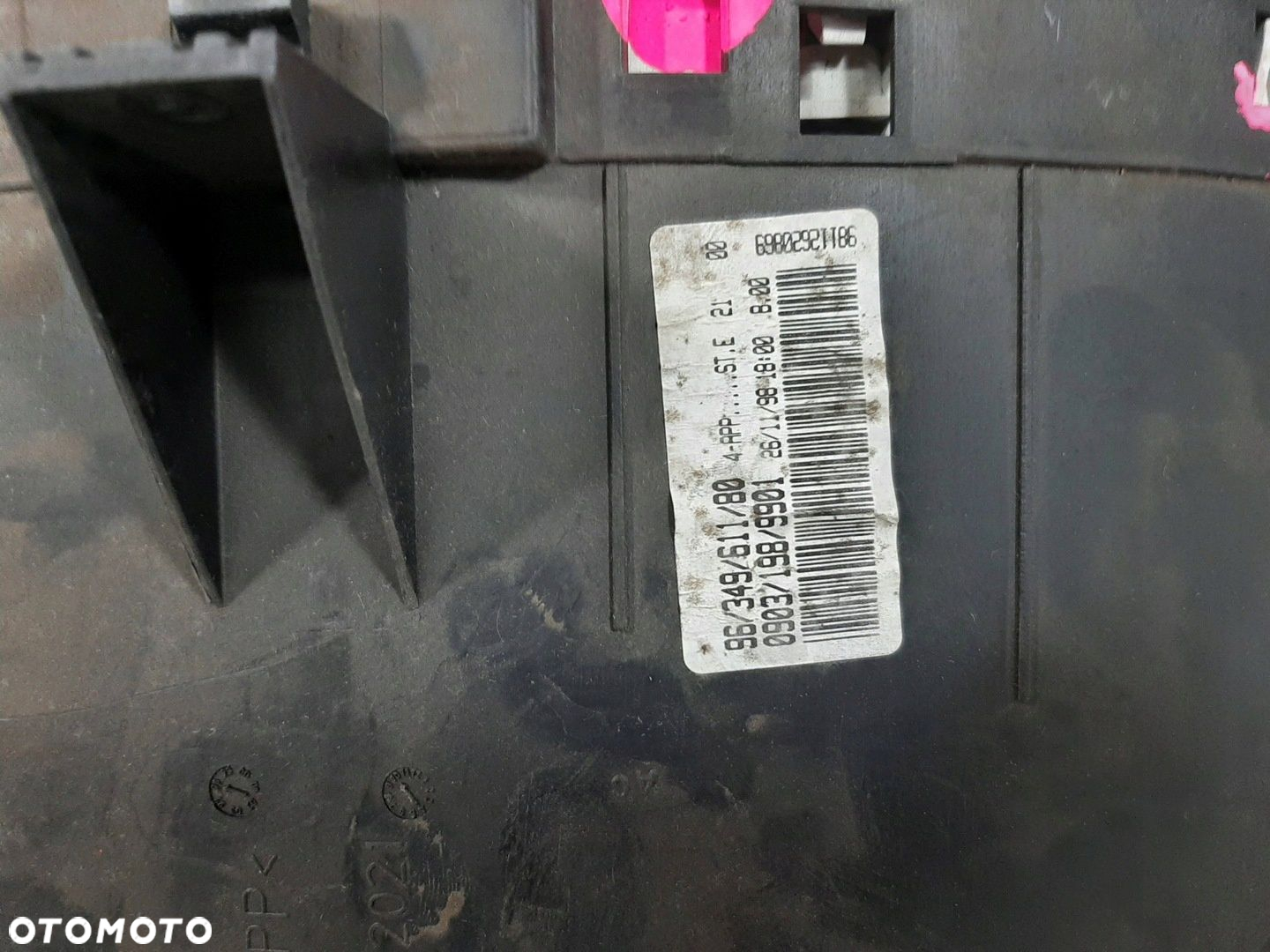 PEUGEOT 206 1.1 8V 98R STEROWNIK SILNIKA ZESTAW MAGNETI MARELLI 9635991580 - 14