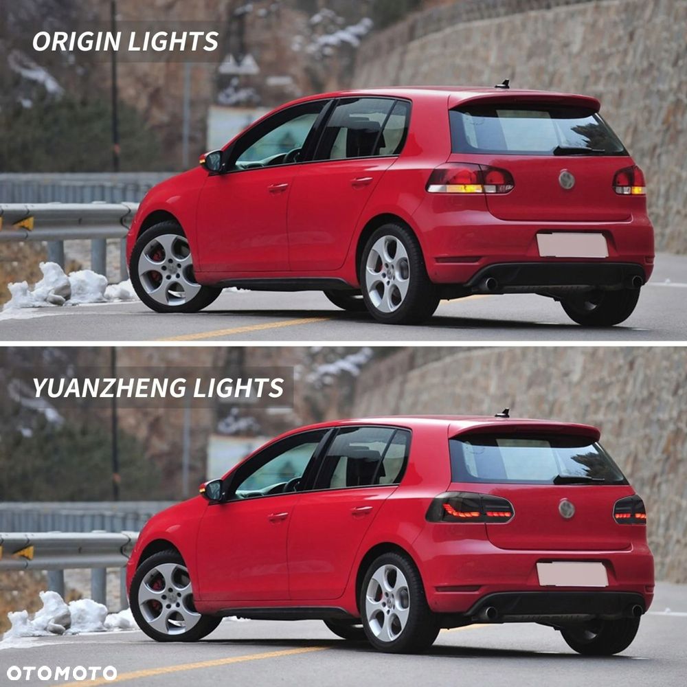 Lampy tylne kpl Vland Full Led Oled GTS Tuning Black VW Golf VI 6 5k0 2008- - 13